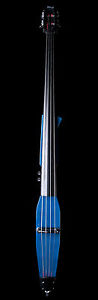 Stagg EDB-3/4 Trans Blue Electric Upright Double Bass Gig Bag NEW SALE WorldShp
