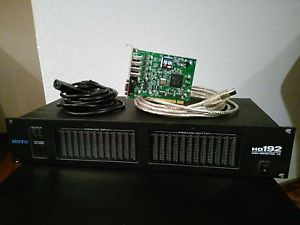 Motu HD 192 + PCI 424