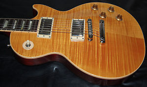 2005 Gibson Les Paul Standard Killer Flametop Trans-Amber OHSC 60's Neck PLAYER!