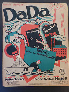 sheet music score song DaDa Wolfgang Ortmann 1920 vintage original