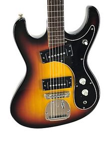 Guyatone, 1970's, Mosrite/Hi-Flyer style, LG-127-T, Sunburst