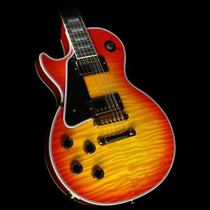 Used 2013 Gibson Custom Shop Les Paul Custom Left-Handed Electric Guitar Cherry