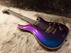 Free Shipping New SCHECTER HELLRAISER HYBRID C-1 FR Ultra Violet Electric Guitar