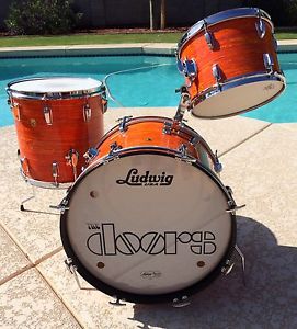 1968 Vintage Ludwig Downbeat Mod Orange