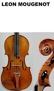A fine old French violin Léon Mougenot - Certifeid