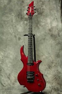 Edwards / E-AN-137FR See Thru Red  w/soft case Free shipping Guiter From JAPAN