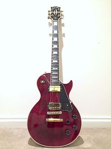 2002 Gibson Les Paul Custom wine red in great condition