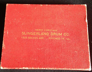 RARE 1947 SLINGERLAND RADIO KING DRUMS G KRUPA/R MCKINLEY BOXED PLAYING CARDS