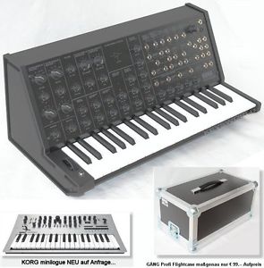 KORG new MS20 mini_Kult Analog Synthesizer Retro_Extrem Filter_Patchsystem_OVP