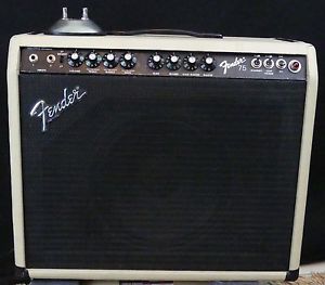 Vintage 1980 FENDER 75 TUBE AMPLIFIER, RARE WHITE TOLEX , MINT WITH FOOTSWITCH