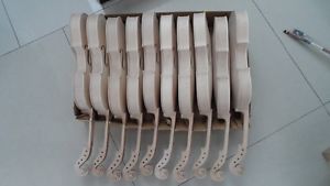 10pcs Unfinished violins4/4,nice flame of back