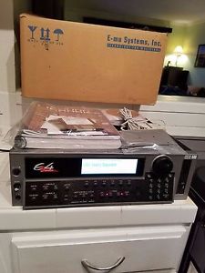 E-MU Systems E4 Platinum Sampler Synthesizer With Libraries & Box