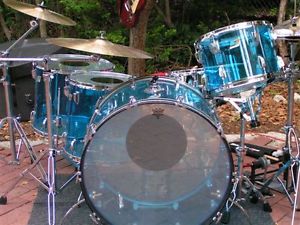Vintage Ludwig Vistalite Drums - 70's Bonham Sizes - 26, 14, 16, 18 No Cracks!!