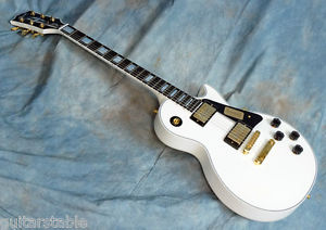Gibson LP Custom Alpiine White, Gold Hardware Custom Shop COA Awesome Player Axe