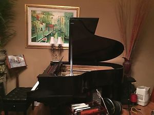 Steinway L Black Satin Grand Piano