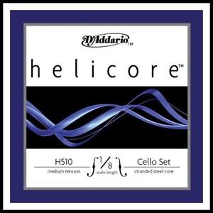 10 Sets H510 D'Addario Helicore Cello String Set 1/8 Scale Medium Tension 50%off