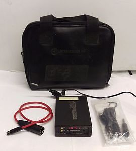 LECTROSONICS UHF IFB TRANSMITTER T1 BLOCK 28 w/ cables, bag, AC adapter bundle