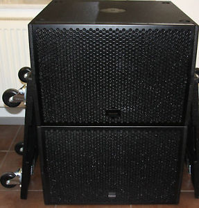 2 aktive Hochleistungs-Subwoofer Seeburg Acoustic Line G Sub 1501 dp 1500 Bass