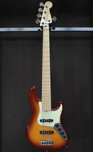 Fender USA American Deluxe Jazz Bass 5st Used Bass Guitar Free Shipping #b497