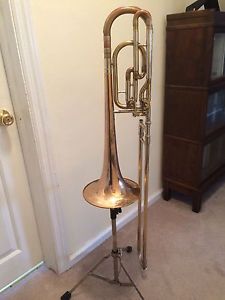 Well Used Conn 73h Bass Trombone Bb/F/E Attachments