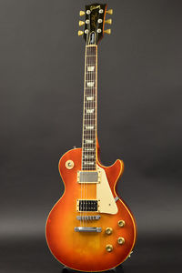Vintage 1976 Gibson Electric Guitar Les Paul Deluxe Cherry Sunburst [VG] RARE