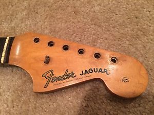 1964 Fender Jaguar NECK Amazing Shape PRE CBS Clay Dots guitar 1963 1965 Vintage