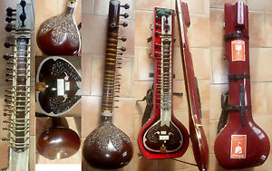 SITAR INDIEN PROFESSIONNEL + FLYCASE