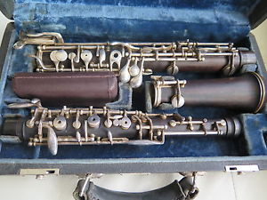 GORDET FULL CONSERVATORY GRANADILLA WOOD OBOE Left F, Low Bb, 3RD OCTAVE KEY
