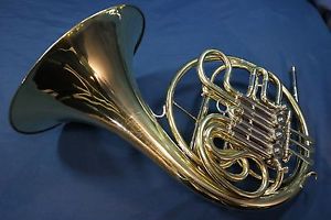 Buescher "Custom Built" (Conn 6D Clone) Double French Horn w/ Case, Mouthpiece