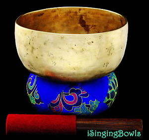 Antique Tibetan Singing Bowl: Thado 7 1/8",ca. 18th Century, G#-8 & D-10. VIDEO