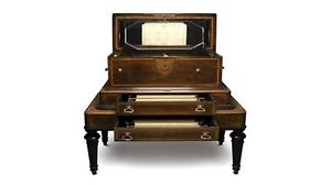 A B.A. Bremond Swiss cylinder music box Lot 1040