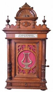 Polyphon Musicwerke, Leipzig, Germany, "Style No. 104 Upright" music ... Lot 527