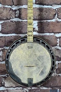 Vintage '30s Gibson Kel Kroydon S.S. Stewart KK-11 Tenor Banjo w/HSC Rare!