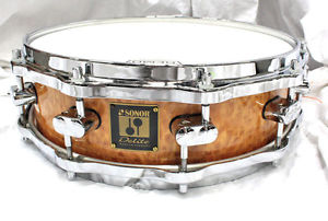 SONOR D1404 14x4 DELITE MAPLE 9Ply 6.3mm Snare Drums w / Hard Case