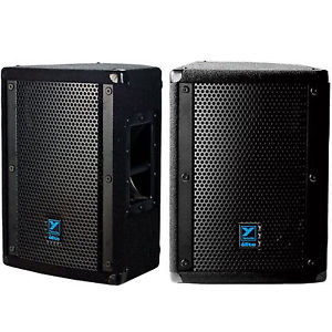 YORKVILLE ELITE E10P Active 1300w Peak Built-in Mixer EQ Compact PA Speaker Pair