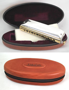 Opend box: SUZUKI F-48C Fabulous 12 Hole Chromatic Cross Slide Alignment JAPAN