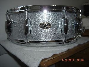 STUNNING CONDITION ! Slingerland Snare Drum Artist Silver Sparkle 60s 1 ply