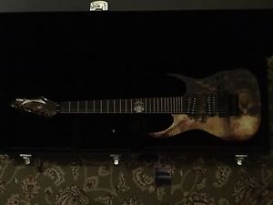 DEAN RUSTY COOLEY RC7X SKULLZ 7 STRING FLOYD ROSE ELECTRIC GUITAR - AUTOGRAPHED!