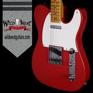 Fender Masterbuilt Journeyman 50’s Telecaster Fiesta Red By Yuriy Shishkov