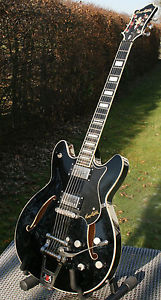 Hagstrom Tremar Viking Deluxe E-Gitarre Black Gloss