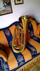 tuba basso grave sib Weril j981 4/4 (detto Bombardao) collo lungo modello Conn