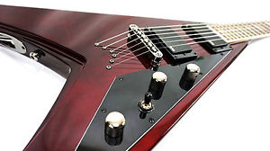 ESP LTD V-401 Deluxe Electric Guitar See Through Black Cherry
