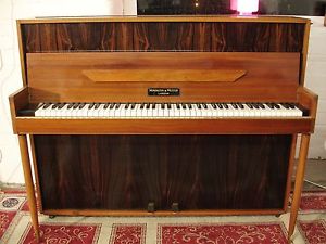 Mid-Century Design Upright Piano by Monington & Weston 1958 Vintage Retro Modern
