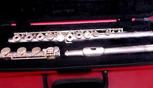 BEAUTIFUL Antigua Winds Sterling Silver body 925 Flute #A5041 *Early Model*