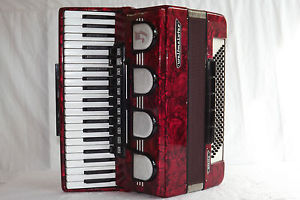 Piano accordion akkordeon WELTMEISTER STELLA 120 bass