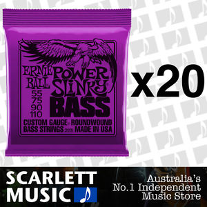 20x Ernie Ball Hybrid Slinky 2831 55-110 Electric Bass Strings *SET OF 20 PACKS*