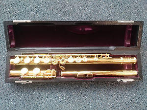 YAMAHA YFL-814 Vollsilber vergoldet