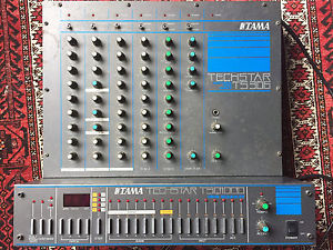 Tama Techstar TS 305 306 + TSQ 1000 sequencer - rare vintage analog drum synth