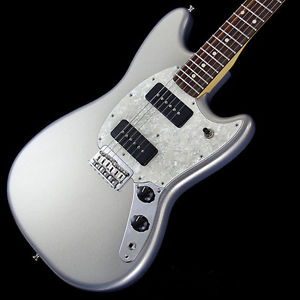[NEW!] "Fender Mustang 90 Silver, Made In Mexico"  Electric guitar,  j231121