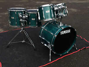 Yamaha Recording Custom 5 Piece Drum Set [Deep Aqua] w/ Mounting Hardware